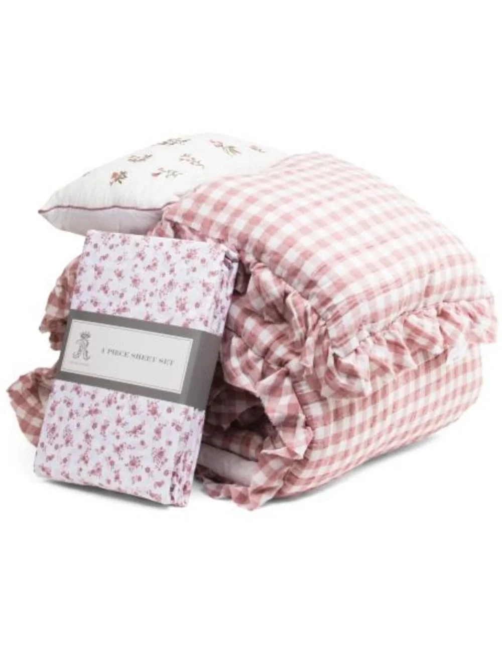 Rachel ASHWELL checkered multi-piece comforter set